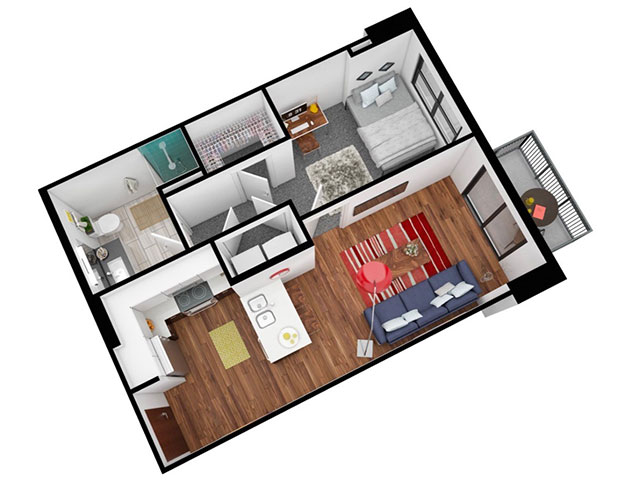 A1 Floor plan layout