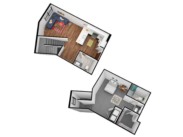 A3 Penthouse Floor plan layout