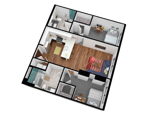 B1 Floor plan layout