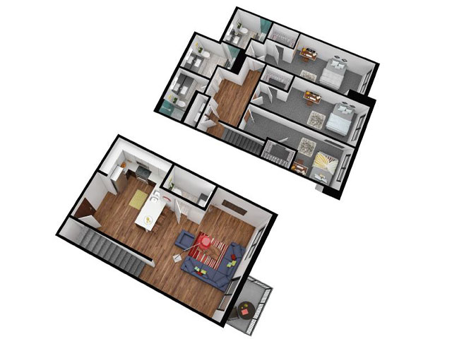 C1 Floor plan layout