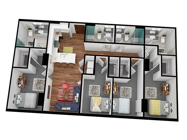 D1 Floor plan layout