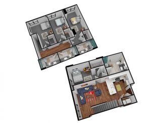 D2 Floor plan layout