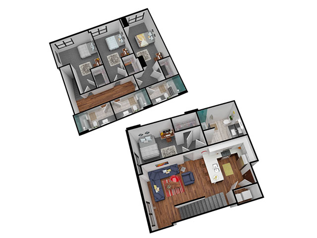 D2 Floor plan layout