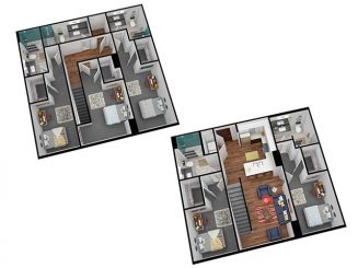 E2 Penthouse Floor plan layout
