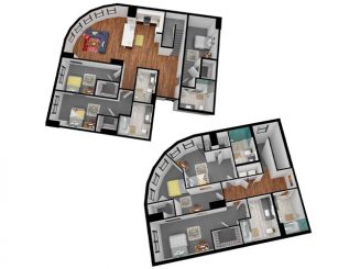 F1 Penthouse Floor plan layout