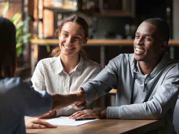 People meeting at a table
