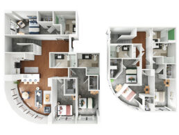 6-bedroom floor plan image