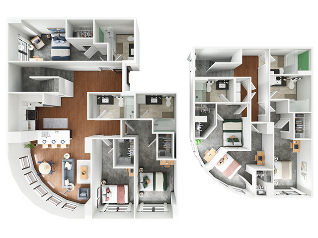 F1 Penthouse Floor plan layout