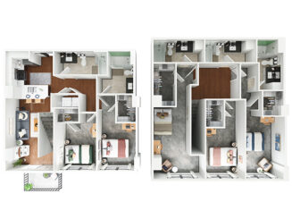 E3 Penthouse Floor plan layout