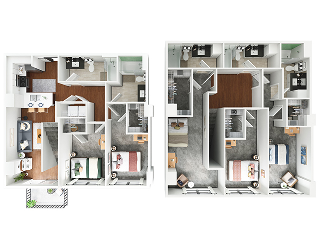 E3 Penthouse Floor plan layout