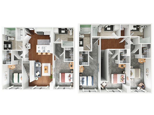E2 Penthouse Floor plan layout