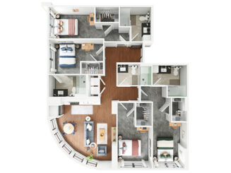 D3 Floor plan layout