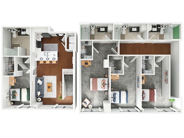 D2 Floor plan layout