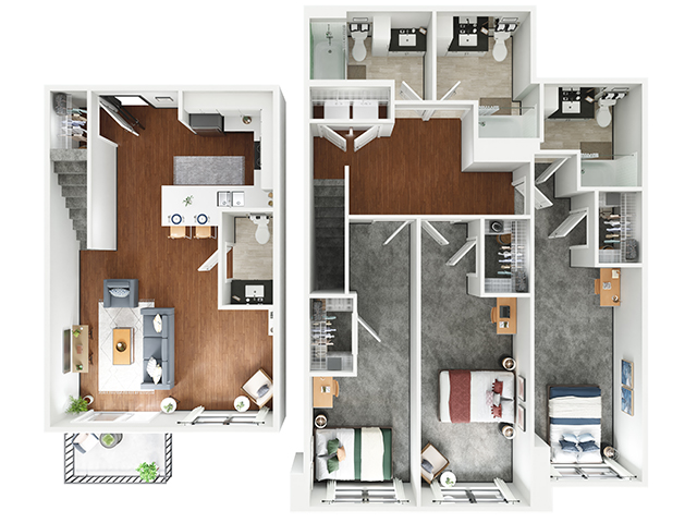 C1 Floor plan layout