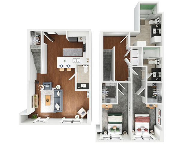 B3 Penthouse Floor plan layout