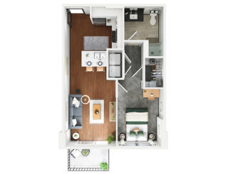 A1 Floor plan layout