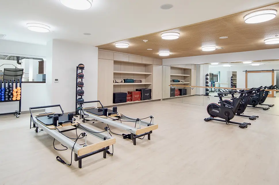 modern fitness equipment